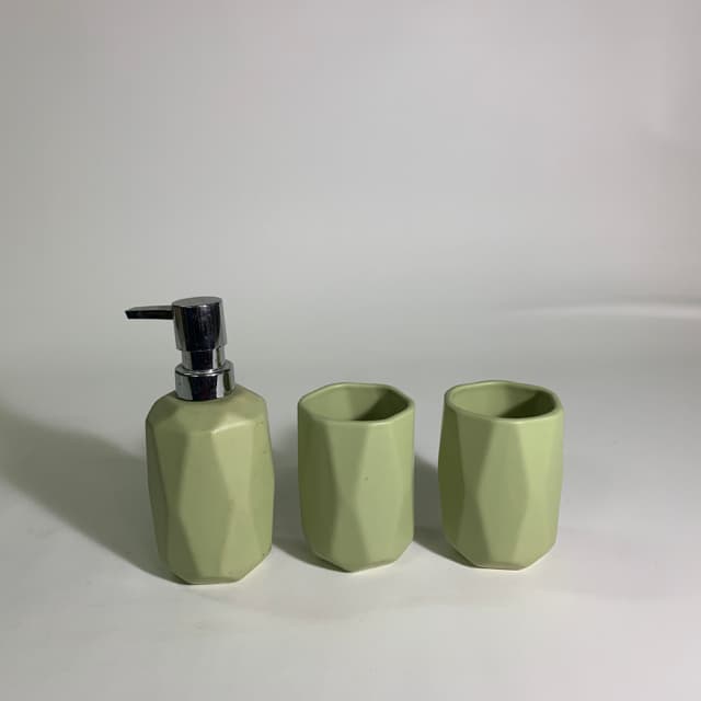 陶瓷綠色盥洗用具