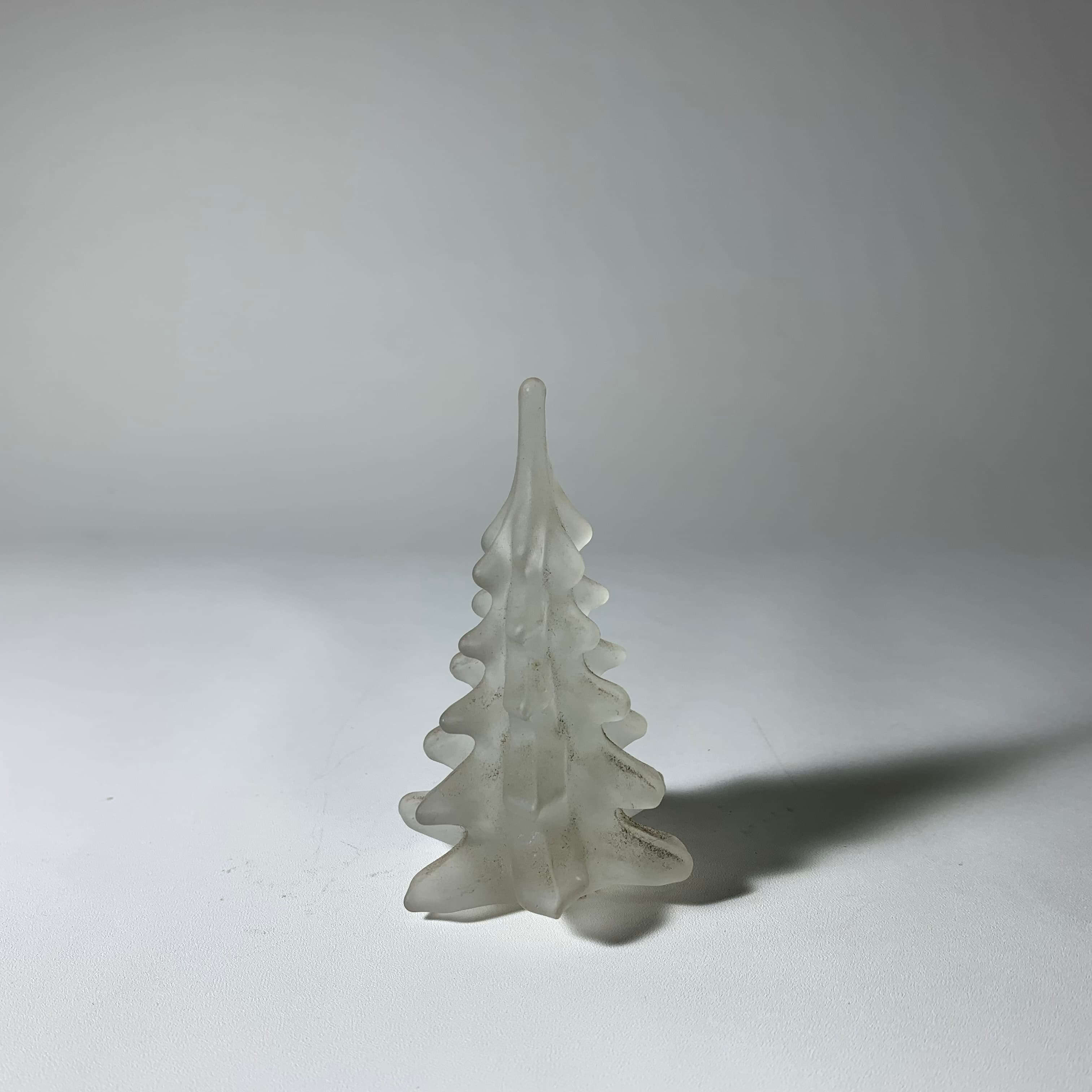 玻璃透明磨砂聖誕樹擺飾