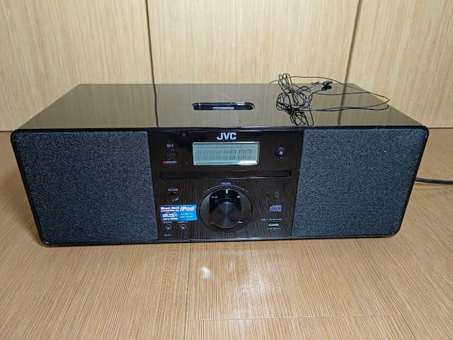 黑色JVC RD-N1 ipod音響