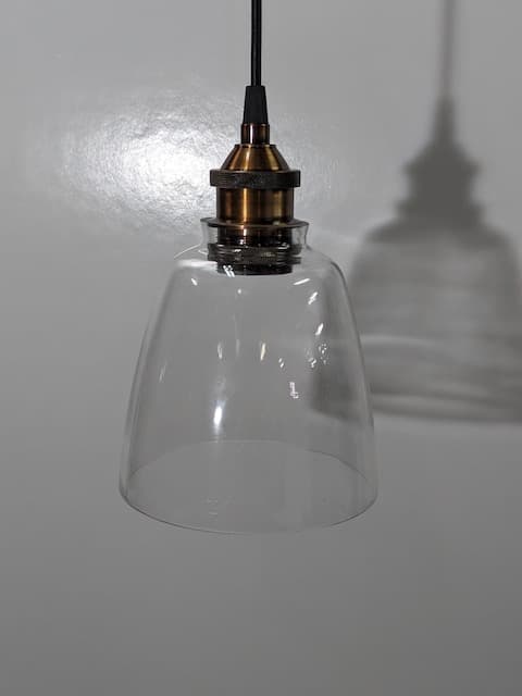 透明玻璃燈罩吊燈