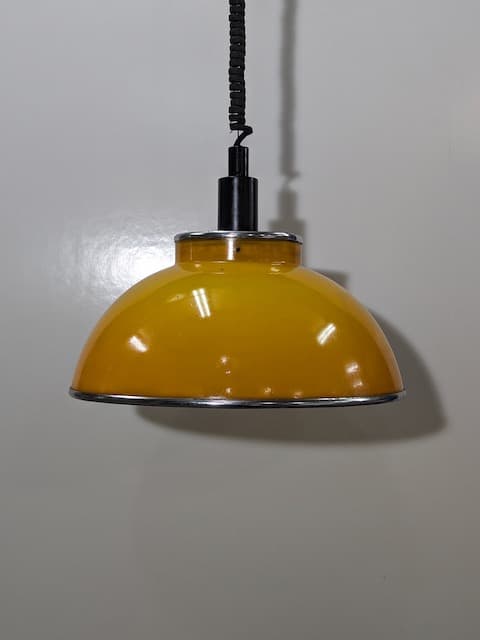 橘色壓克力伸縮吊燈