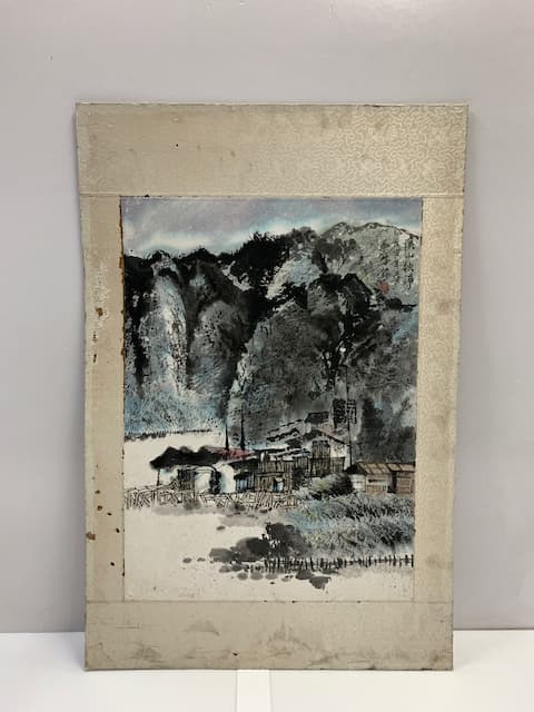 無框 墨水山水畫