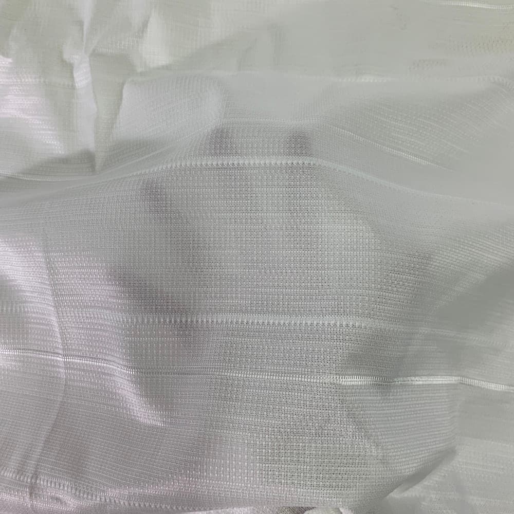 白色紗布窗簾 2片小 1片大