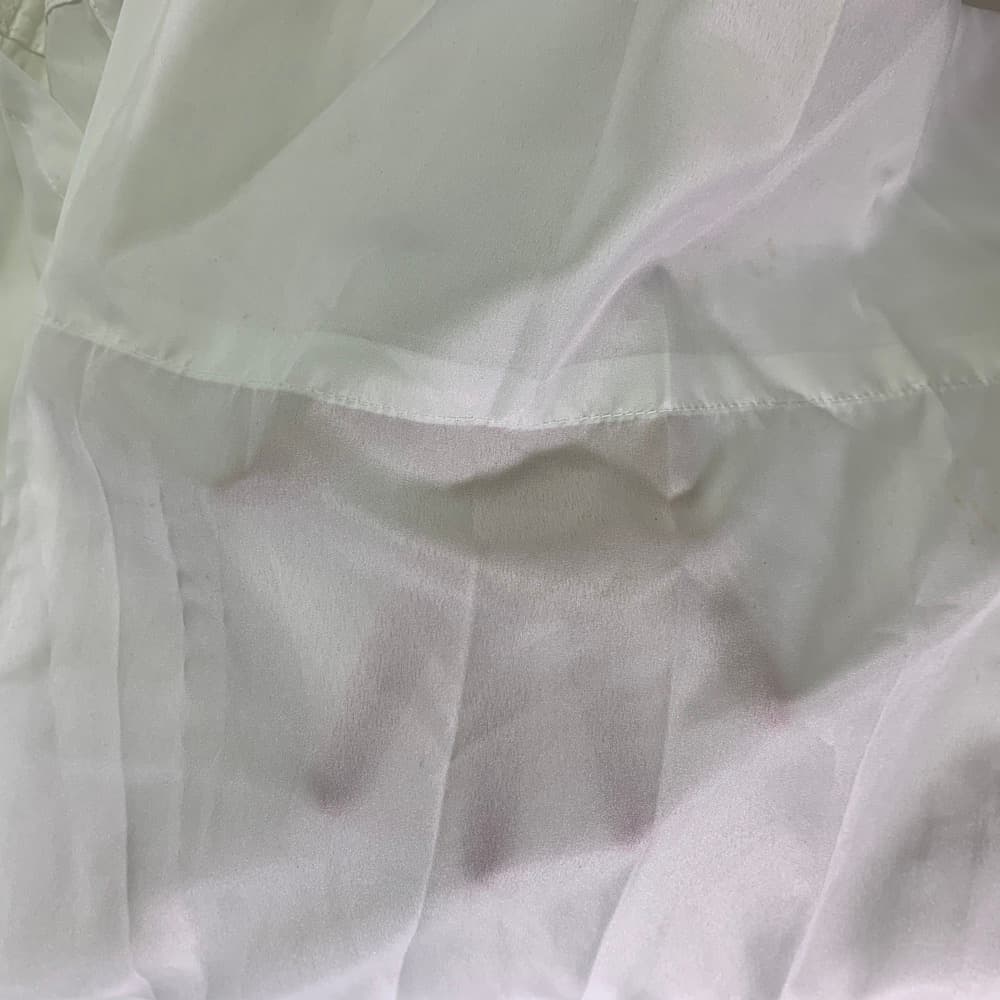 白色聚酯纖維窗簾 2片