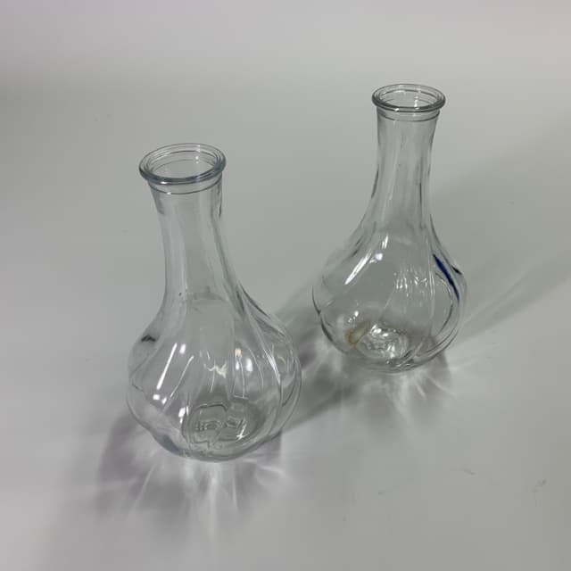 透明玻璃花瓶小 2入