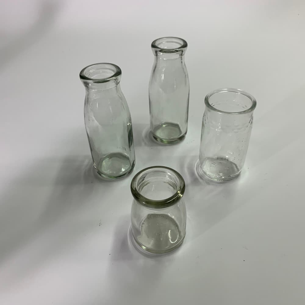 布丁玻璃瓶小口 4入組合
