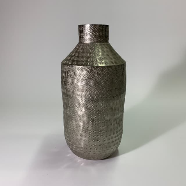 香檳色金屬高花瓶