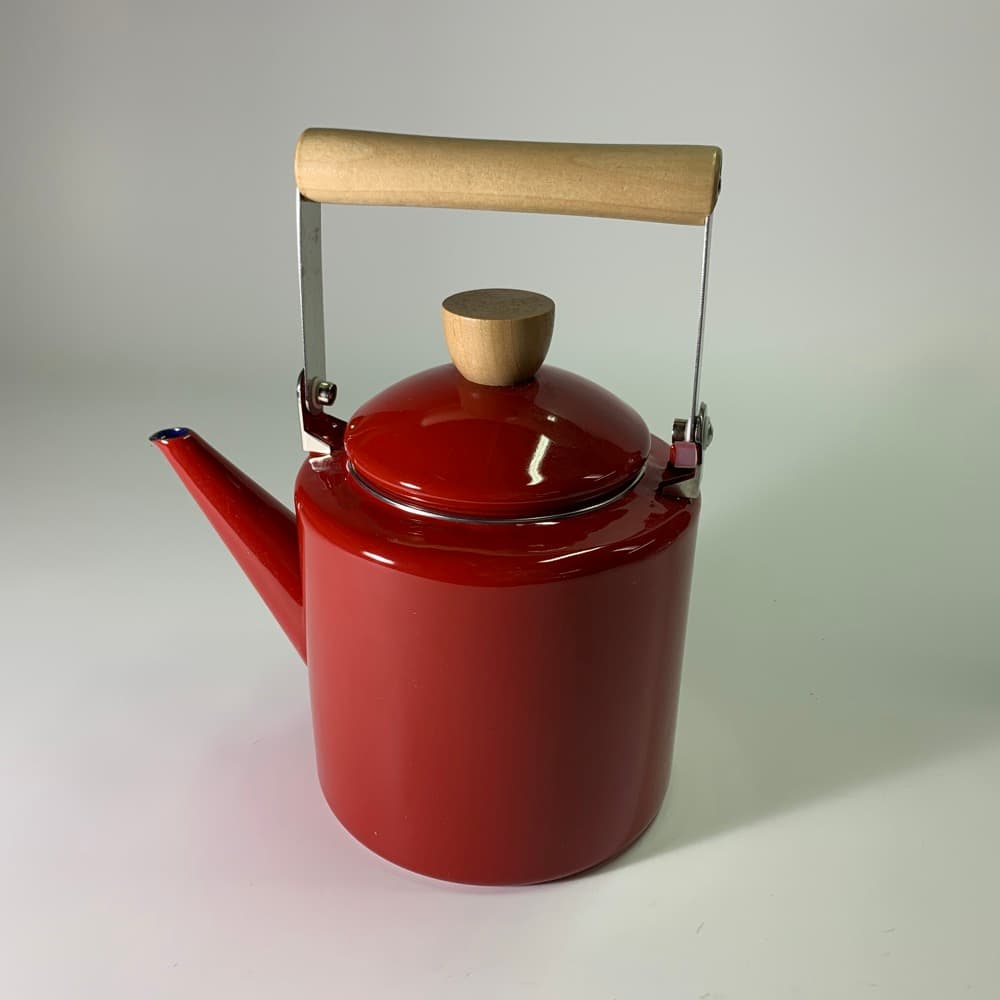 紅色琺瑯壺
