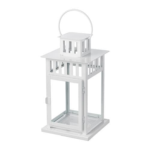 Ikea 白色燭台