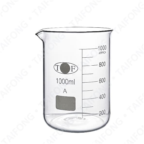 透明玻璃燒杯1000ml＊33