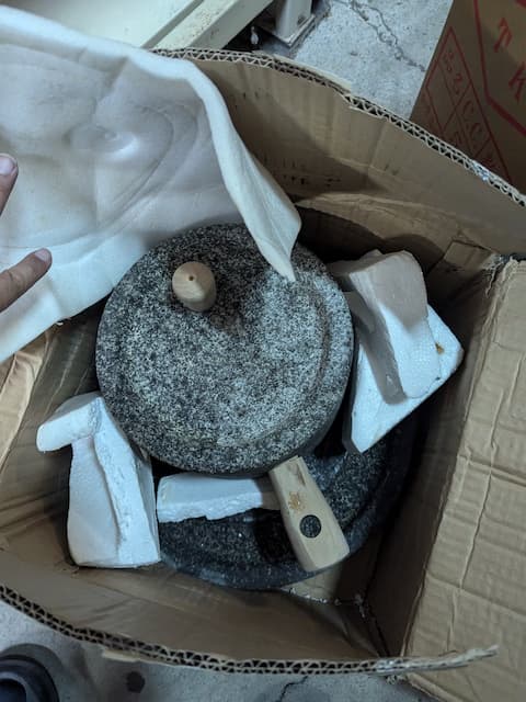 桌上型小石墨 顏色偏黑