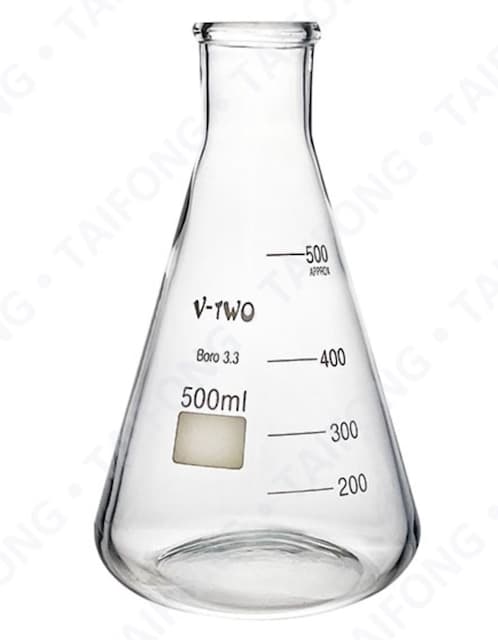 透明三角燒杯500ml＊19