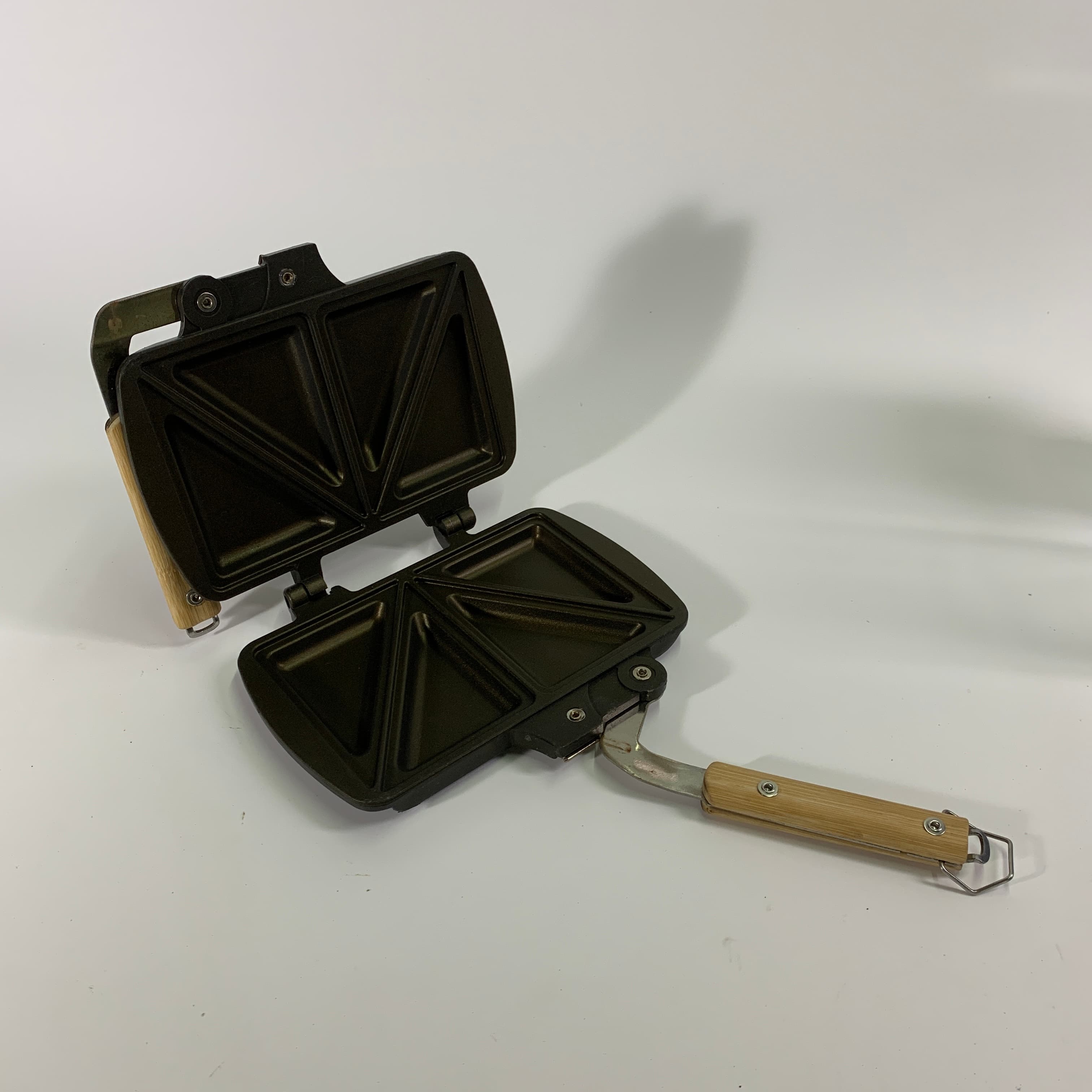 木質手把TNR鬆餅製作機 綠色套子