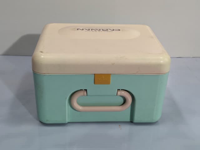 小型野餐保溫桶 白綠配色（含容器餐具）