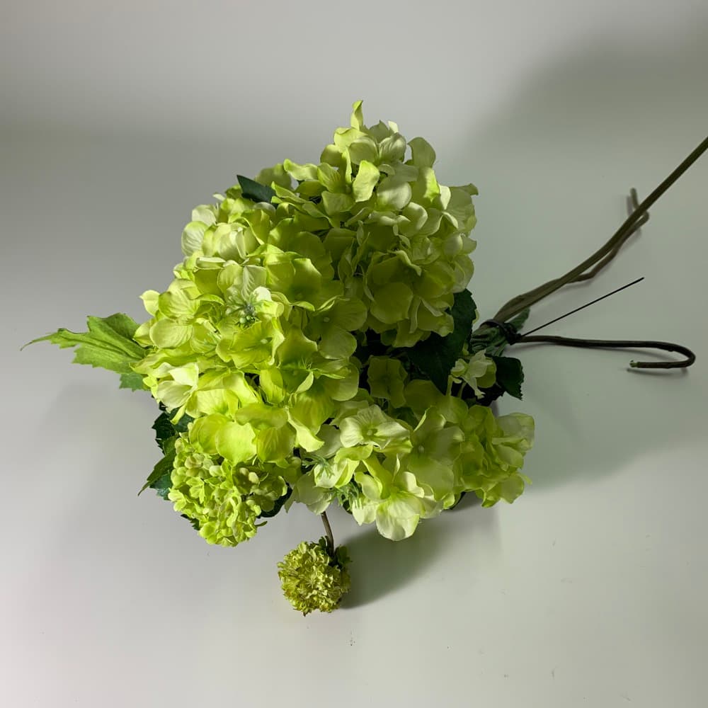 青蘋果綠繡球人造花