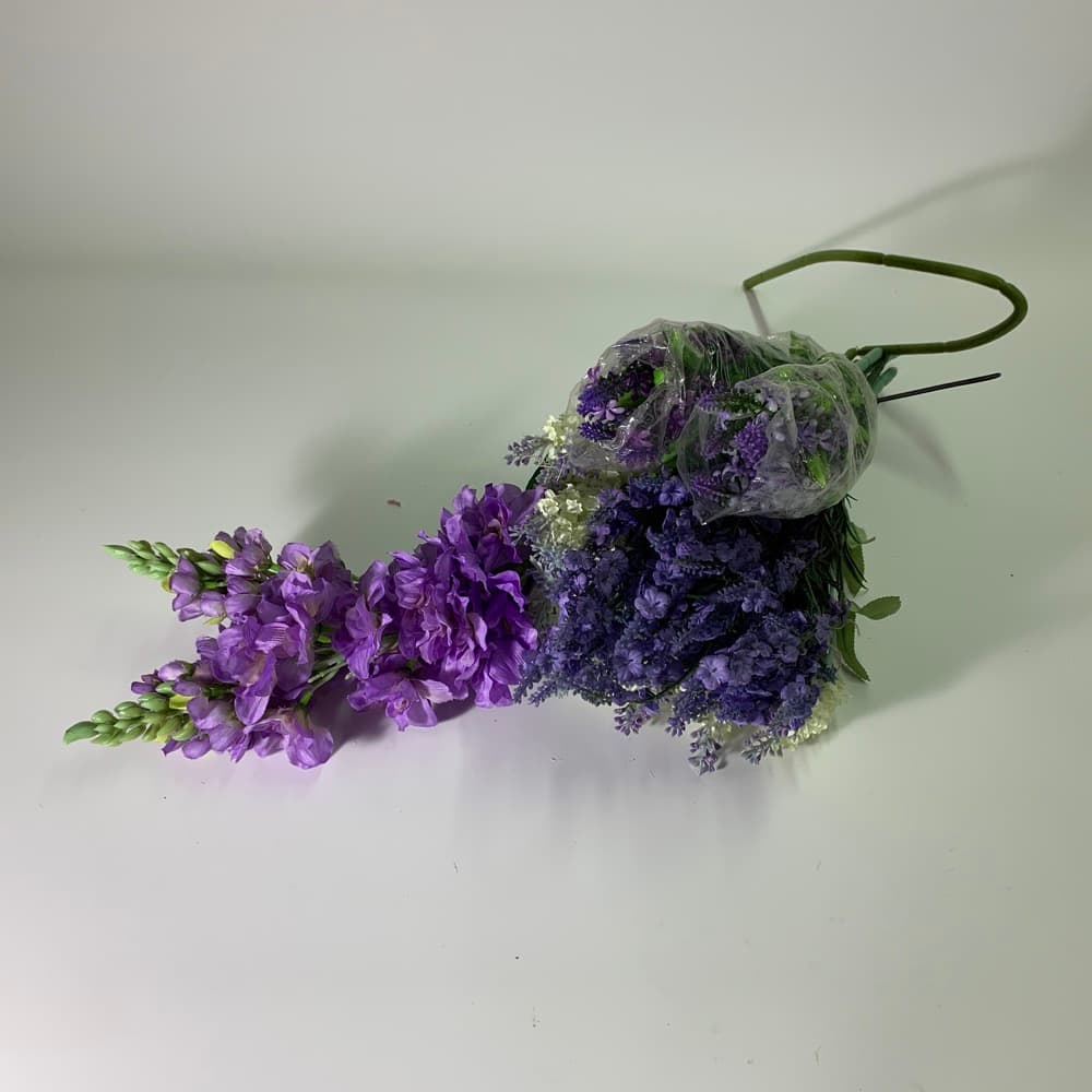 紫色系人造花