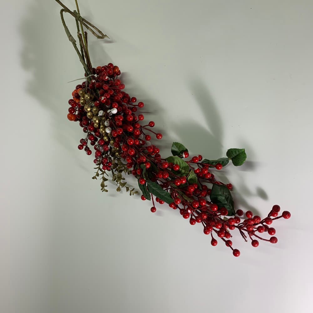紅色人造花